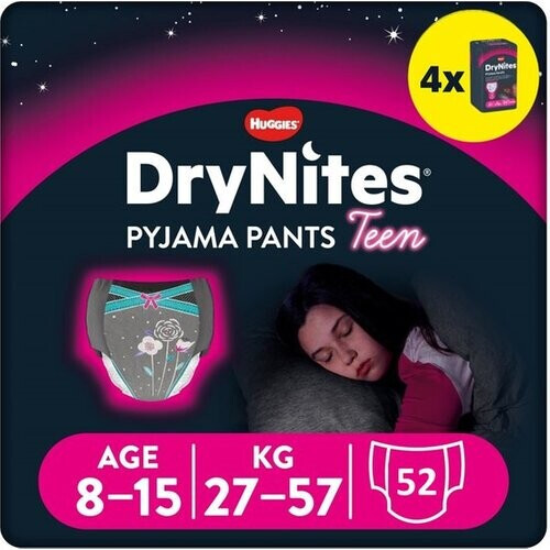 Tweedekans Drynites luierbroekjes - meisjes - 8 tot 15 jaar - 13 stuks Tweedehands