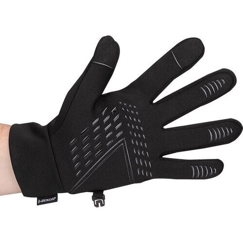Tweedekans Dunlop Touchscreen Handschoenen L - Warme Touchscreen Handschoen - Sporthandschoen - Unisex - Zwart Tweedehands