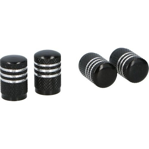 Tweedekans Dunlop Ventieldoppen Av Aluminium Zwart 4 Stuks Tweedehands