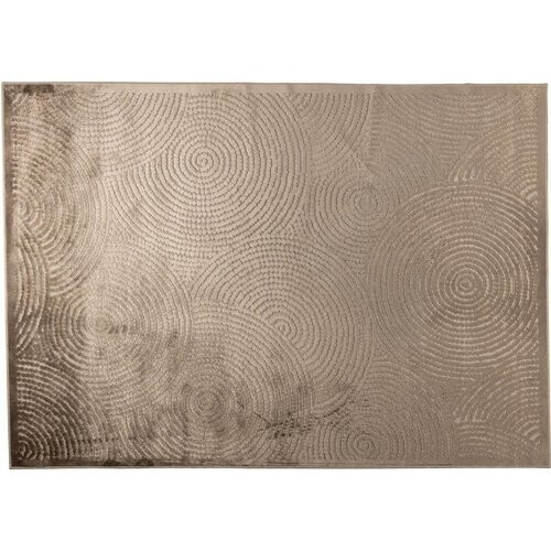 Tweedekans Dutchbone Dots Carpet Vloerkleed - Bruin - 170x240 cm Tweedehands