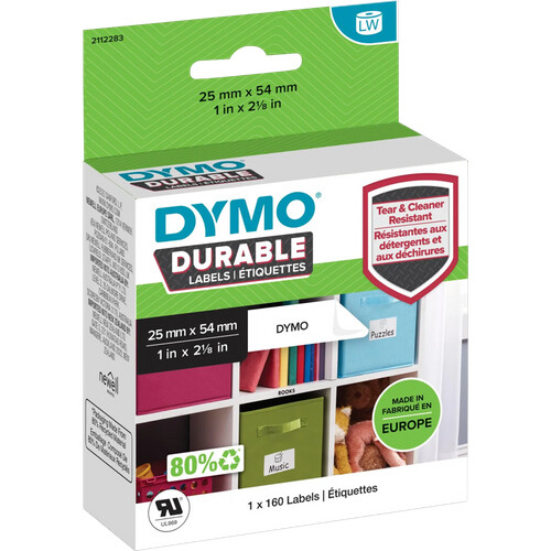 Tweedekans DYMO Duurzame LabelWriter Etiket 25x54mm 160 stuks Tweedehands