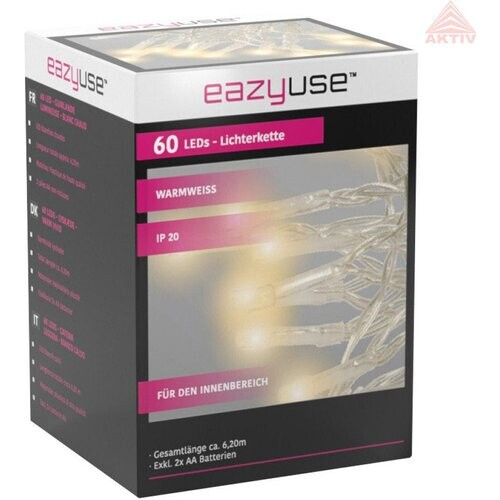 Tweedekans Eazyuse - LED-lichtketting (feest) jaren 50 - 5.1 meter - Warm Wit Tweedehands