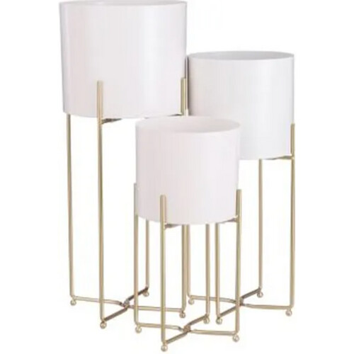 Tweedekans Edelman Piedestal Bloempot – 58 cm – Wit – Voor Binnen Tweedehands