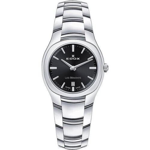 Tweedekans EDOX Les Bemonts Lady 57004-3-NIN vrouwen horloge Tweedehands