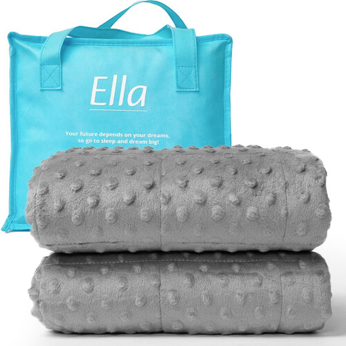 Tweedekans EL-Life Verzwaringsdeken Kind 2,4kg - 90 x 120cm - Zwaartedeken - Weighted Blanket - Verzwaarde Deken - OEKO-TEX Katoen & Minky Fleece Tweedehands