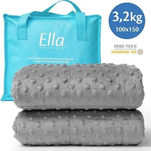 Tweedekans EL-Life Verzwaringsdeken Kind 3,2kg - 100 x 150cm - Zwaartedeken - Weighted Blanket - Verzwaarde Deken - OEKO-TEX Katoen & Minky Fleece Tweedehands