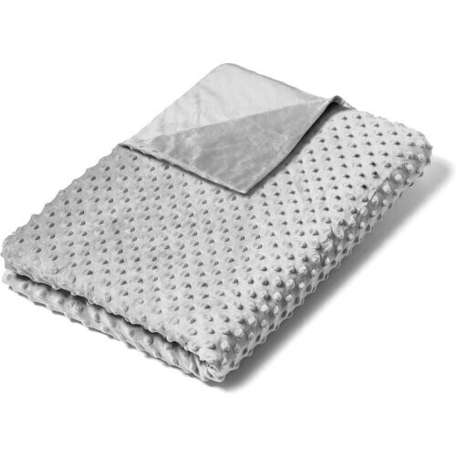 Tweedekans EL-Life Verzwaringsdeken Overtrek | Voor de 11kg en 13kg variant van 200x200cm | Hoes van heerlijk zachte Minky Fleece stof | Grijs Tweedehands