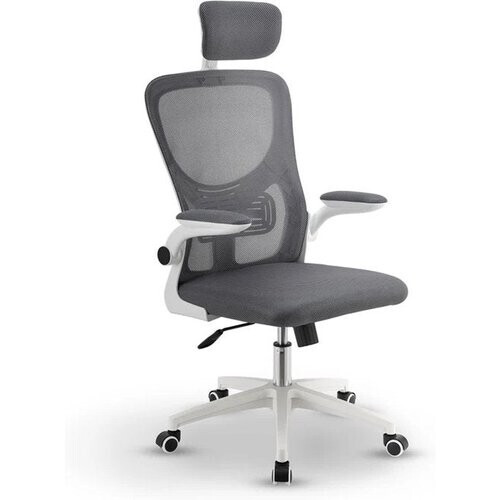 Tweedekans Ergonomische Bureaustoel - Baltimore - Wit / Grijs Tweedehands