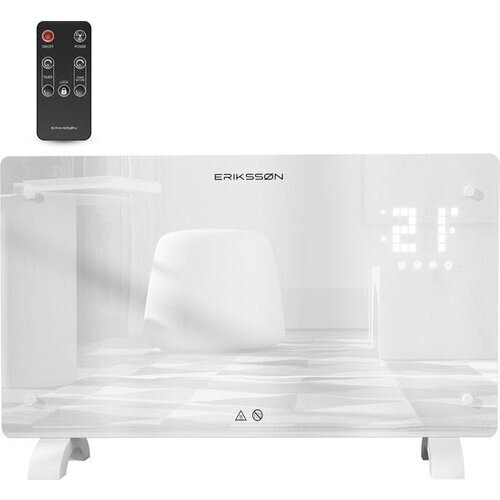 Tweedekans Erikssøn Elektrische Kachel - 2000W Heater - wit Tweedehands