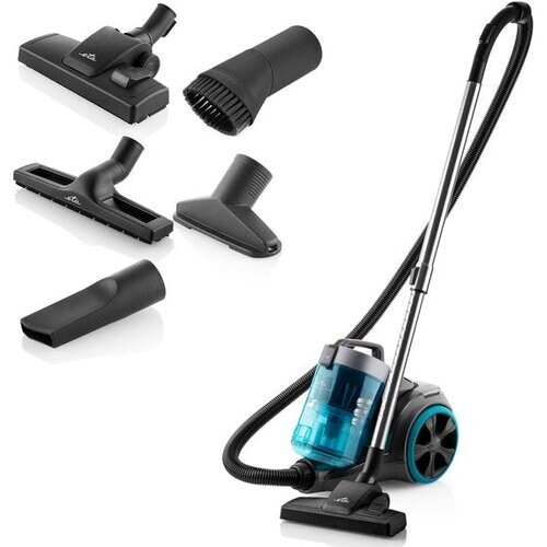 Tweedekans ETA Stellar Stofzuiger zonder Zak met ECO-motor en Opzetstukken – 1,5 Liter – Actieradius 10 Meter – Dubbele HEPA-Filter 10 en 12 – Zwart / Blauw Tweedehands