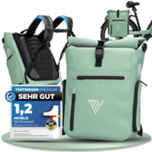 Tweedekans EVO Fietstas Rugzak 2-in-1 Waterafstotend 25L Zwart Tweedehands
