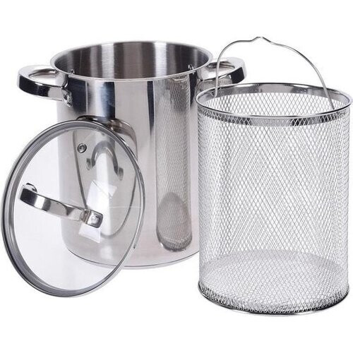 Tweedekans Excellent Houseware Aspergepan met glazen deksel - 4.2 liter Tweedehands