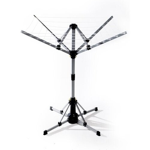 Tweedekans Ezeespinner Elektrische Ronddraaiende Droogmolen – Inklapbaar Droogrek met Automatische Uitschakeling – Draagkracht tot 25 KG – Afstandsbediening – 10W Tweedehands