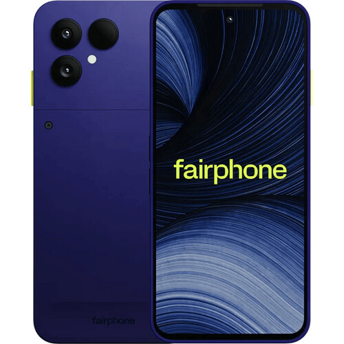 Tweedekans Fairphone 6+ 256GB Blauw 5G Tweedehands