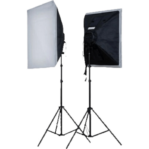 Tweedekans Falcon Eyes Continu Lichtset LH-ESB6060K 8x40W Tweedehands