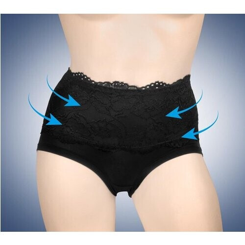 Tweedekans Figuur corrigerende slip - shapewear ondergoed - dames slips set van 2 - zwart l/xl Tweedehands