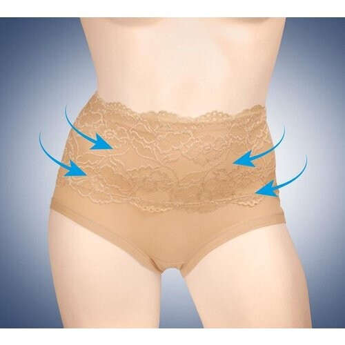 Tweedekans Figuur corrigerende slip - shapewear ondergoed - dames slips set van 2 - beige l/xl Tweedehands
