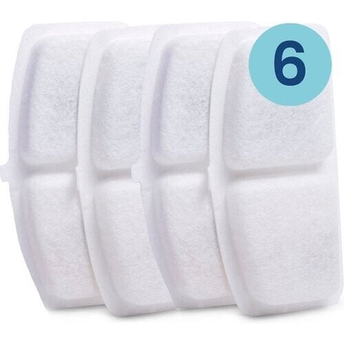 Tweedekans Filters voor een Gologi drinkfontein - Filter Navulling - Smart Drinkfontein - 6 Stuks Tweedehands