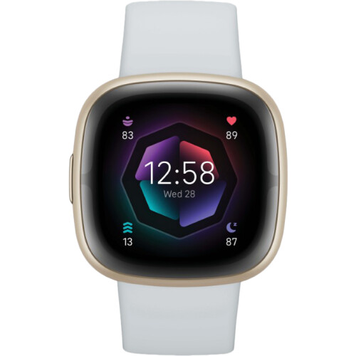 Tweedekans Fitbit Sense 2 Goud/Blauw Tweedehands