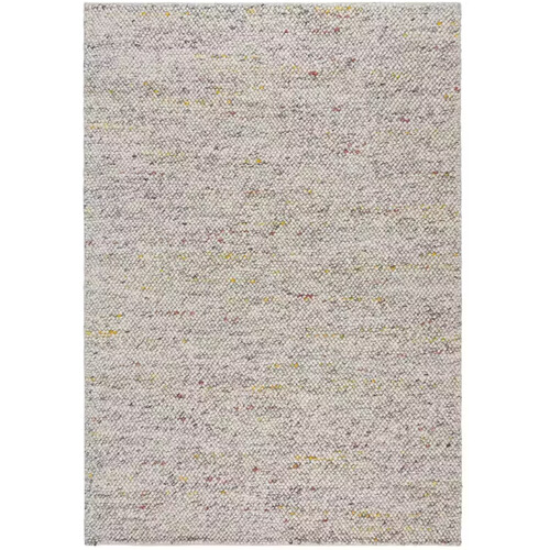 Tweedekans Flair Minerals Wol Vloerkleed - 160 x 230 cm - Lichtgrijs - Met De Hand Geweven Tweedehands
