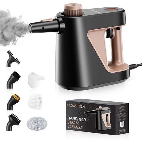Tweedekans FLOWSTEAM® 7-in-1 Handstoomreiniger - Stoomreiniger – Tapijtreiniger – Vlekkenreiniger – Handstomer - 110° Stoom Tweedehands