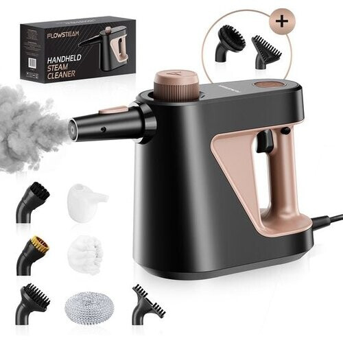 Tweedekans FLOWSTEAM® 9-in-1 Handstoomreiniger - Stoomreiniger – Tapijtreiniger – Vlekkenreiniger – Handstomer - 110° Stoom Tweedehands