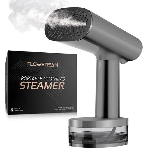 Tweedekans FLOWSTEAM® Luxe Kledingstomer - Handstomer - Stoomapparaat Kleding - Matte Gray Edition Tweedehands