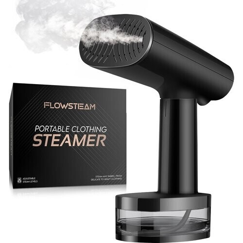 Tweedekans FLOWSTEAM® Luxe Kledingstomer - Handstomer - Stoomapparaat Kleding - Matte Black Edition Tweedehands