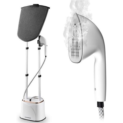 Tweedekans FLOWSTEAM® PRO Kledingstomer - Handstomer - Stoomreiniger - Stoomapparaat Kleding - 150 Minuten Stomen - 2.5M Snoer - Wit Tweedehands