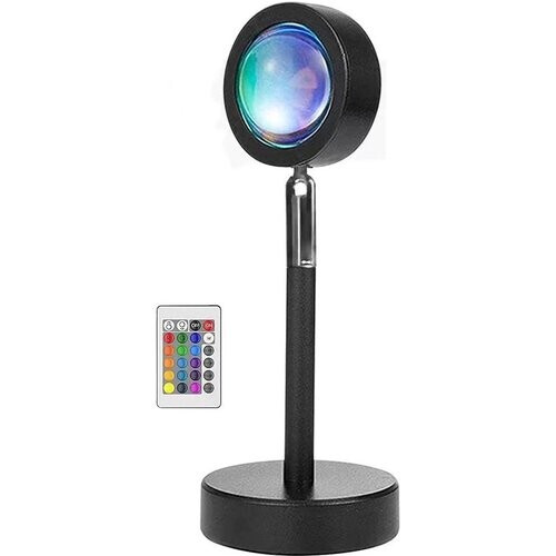 Tweedekans Foumt Sunset lamp Sunset Red - Projector - Sunset projector lamp - Zonsondergang lamp - Zwart Tweedehands