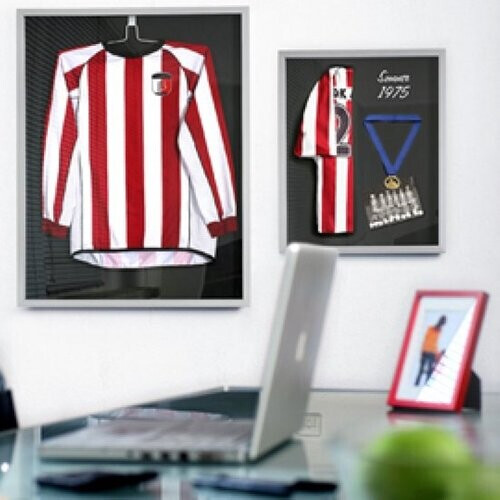 Tweedekans Frame box 60x80cm mat zilver - geschikt voor shirt Tweedehands