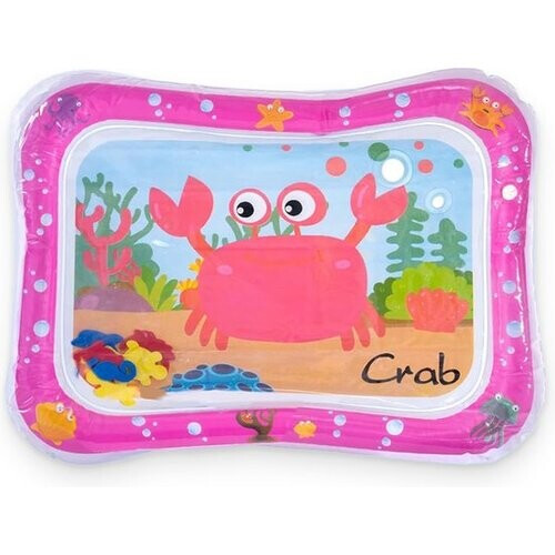 Tweedekans Frummel Waterspeelmat Baby – Watermat – Speelkleed – Opblaasbaar – Waterspeelgoed Baby - Kraamcadeau - Roze krab Tweedehands