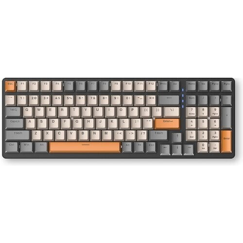 Tweedekans Fuegobird K3 Mechanisch Gaming Toetsenbord - 100keys - Rood Switch - QWERTY - Mechanical RGB Backlight Keyboard - Shimmer Tweedehands