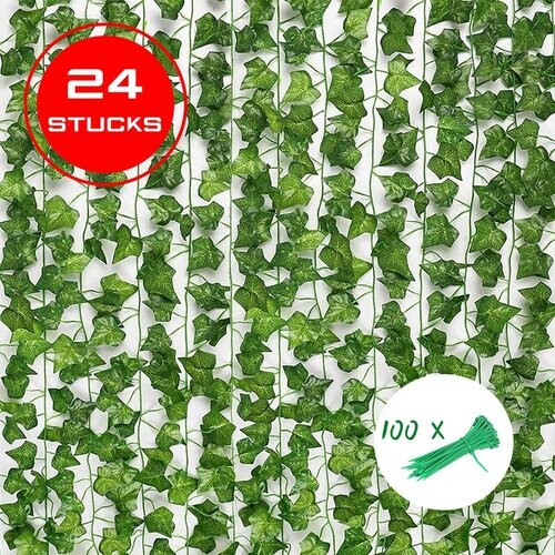 Tweedekans Fuegobird Kunstplant 24 stucks - 200cm - Kamerplant - Binnenplanten - Tuinplanten - Namaak planten - Kamerplanten - Kunstplanten voor Binnen & Buiten Tweedehands