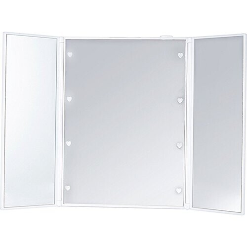 Tweedekans Fuegobird Spiegel met LED Draagbare verlichting - Make-upspiegel - Wit Tweedehands