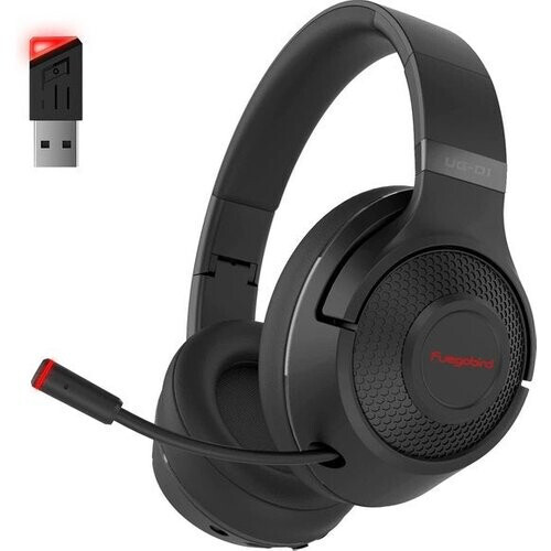 Tweedekans Fuegobird UG-01 2.4GHz Draadloze Gaming Headset - Bluetooth koptelefoon - Multiplatform - Geschikt voor PS4/PS5, Nintendo Switch - Zwart Tweedehands