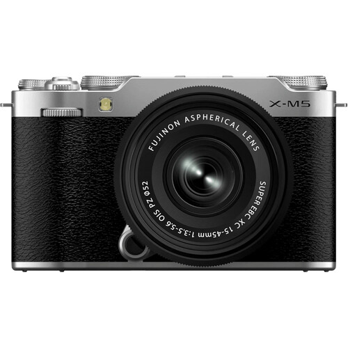 Tweedekans Fujifilm X-M5 Zilver + XC 15-45mm f/3.5-5.6 OIS PZ Tweedehands