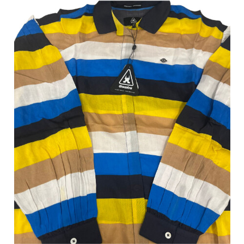 Tweedekans Gaastra – Gestreepte Gele Dames Blouse Willow – XL Tweedehands