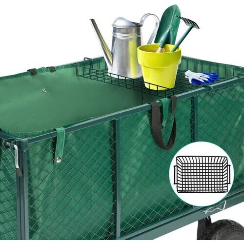 Tweedekans Gardebruk Bolderkar Binnenzeil - Belastbaar tot 550 kg – Groen Tweedehands