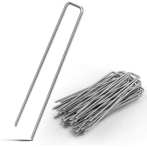 Tweedekans Gardebruk Haringen - Set van 50 gegalvaniseerd Staal - lxØ 150x2,7mm Tweedehands