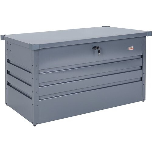 Tweedekans Gardebruk Opbergbox staal met slot - 120 x 62 x 63 cm - weerbestendig Tweedehands