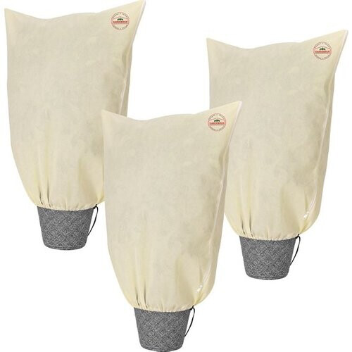 Tweedekans Gardebruk Plantenhoes - 3 stuks 60x80 cm 70g/m² - Beige Tweedehands