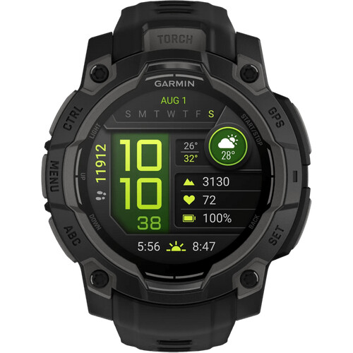 Tweedekans Garmin Instinct 3 45mm Zwart Tweedehands