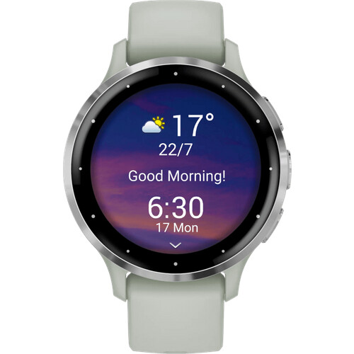 Tweedekans Garmin Venu 3S Zilver/Groen Tweedehands