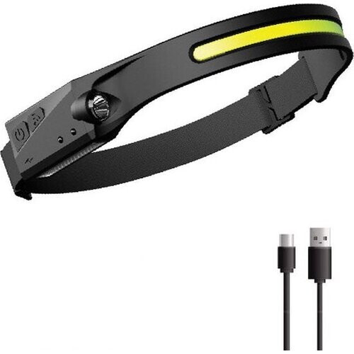 Tweedekans Garpex® Oplaadbare LED Hoofdlamp - Waterdicht - USB Oplaadbaar Tweedehands