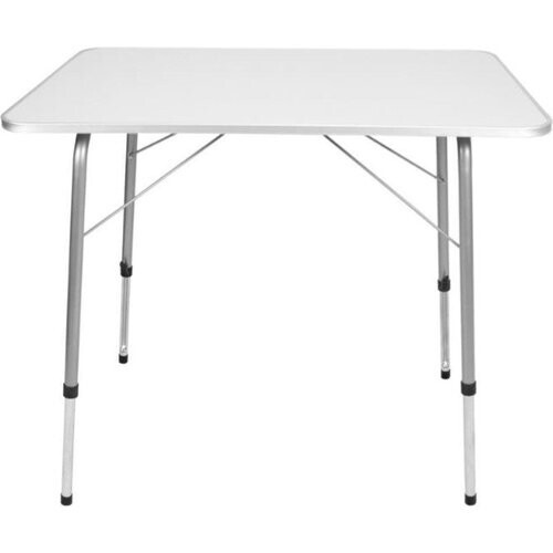 Tweedekans Garten Campingtafel - Verstelbaar - Inklapbaar - 80x60x69cm - Wit Tweedehands