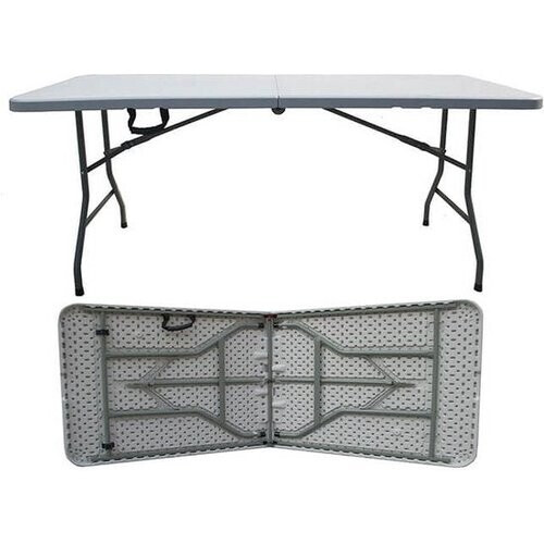 Tweedekans GartenKlaptafel - Campingtafel - Inklapbaar - 12KG -180x75x74cm Tweedehands