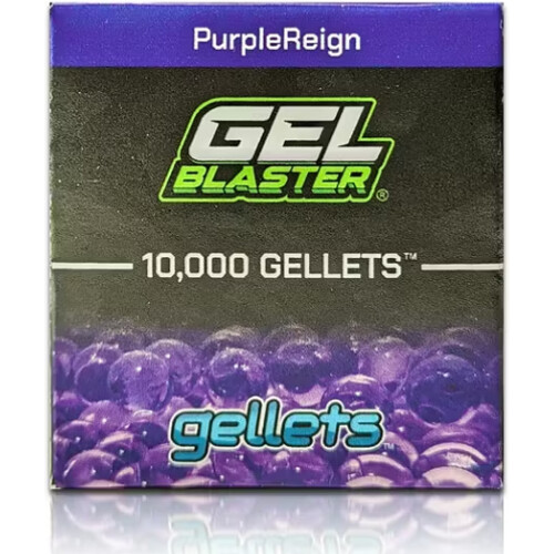Tweedekans Gel Blaster Gellets Purple 10.000 stuks – 7,5 mm – Paarse watergel munitie Tweedehands