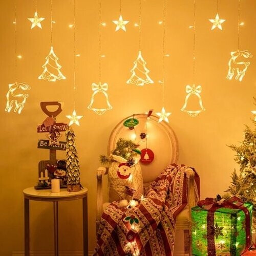 Tweedekans Giftmas LED Slinger kerstverlichting met verschillende figuurtjes - 2.5Meter Tweedehands