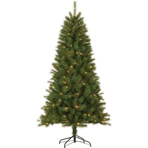 Tweedekans Giftsome Kunstkerstboom met Verlichting - Kerstboom 215 CM - Kunstboom met LED Tweedehands